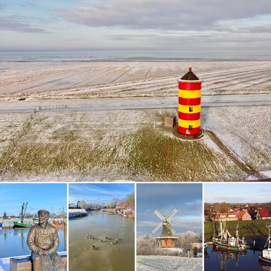 Huus Ant Deep Og Greetsiel Lägenhet Krummhörn Exteriör bild